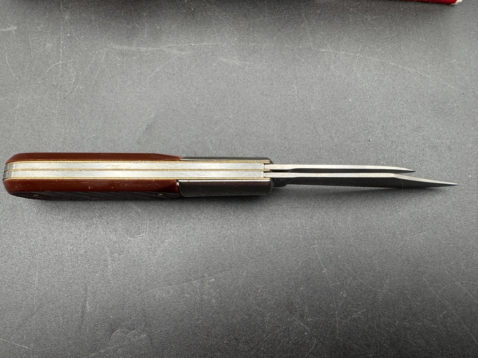 NEW VTG Imperial USA DE Diamond Edge Folding 2 Blade Barlow Pocket Jack Knife