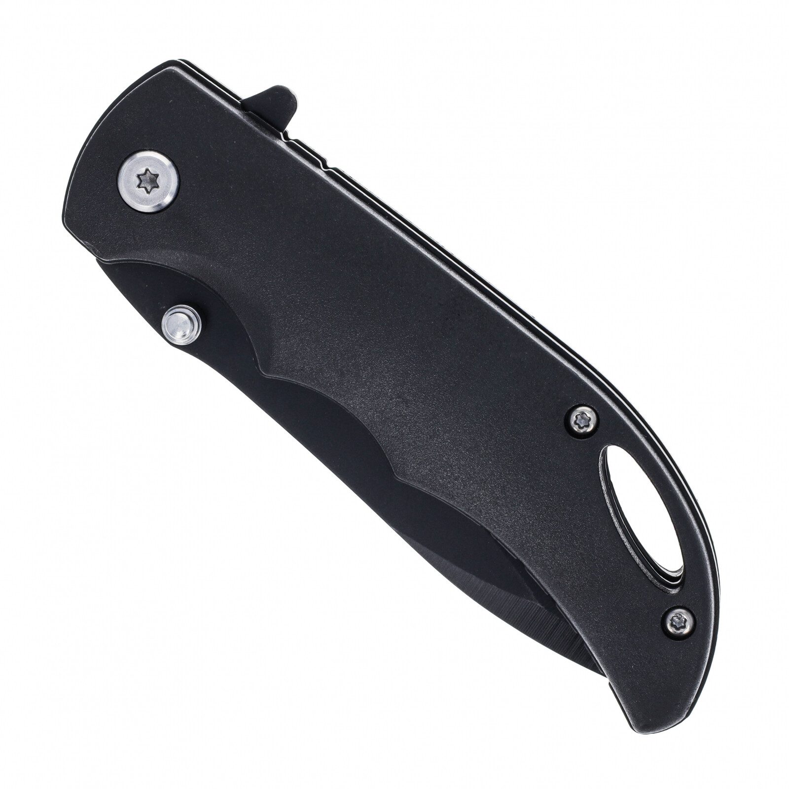 ASR Outdoor 3.75 Inch Black Aluminium Body Pocket Knife