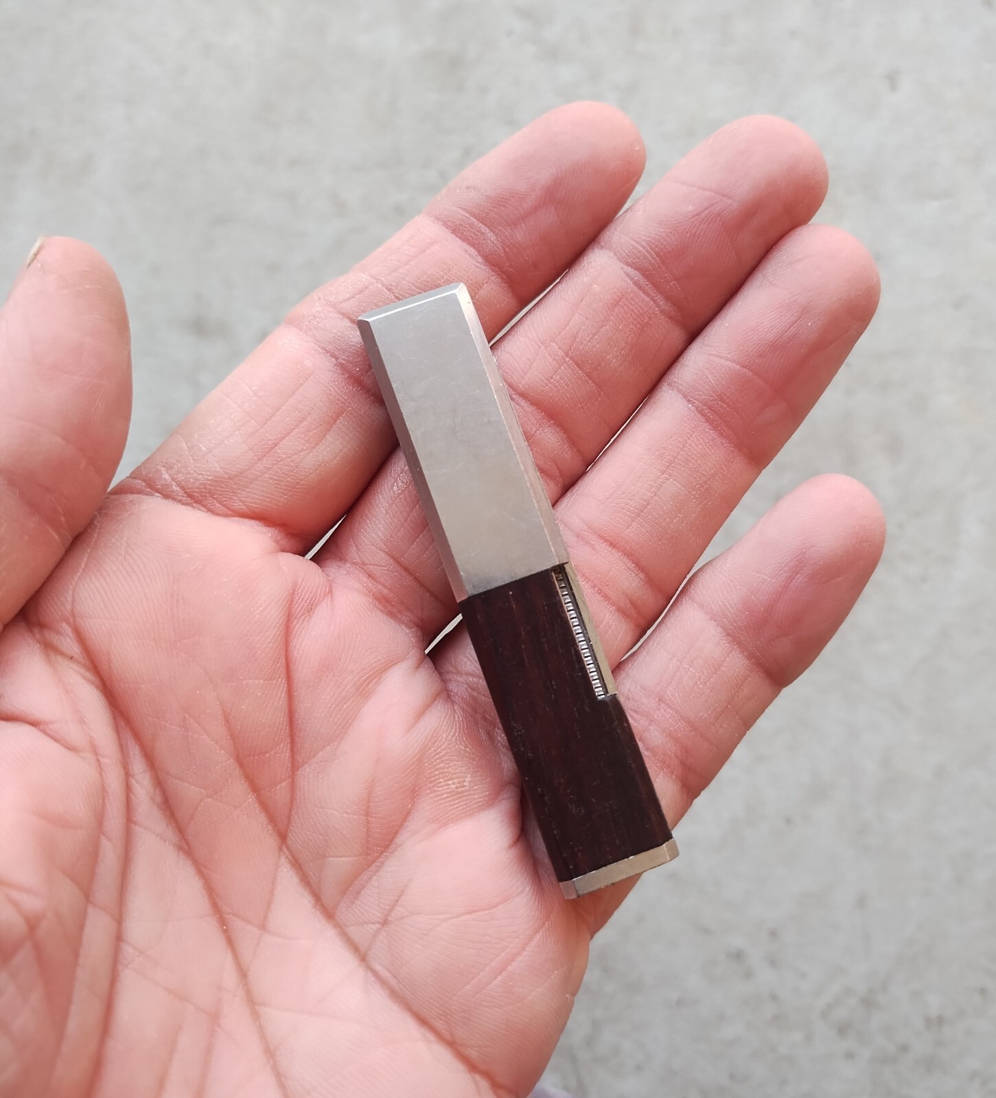 VINTAGE KERSHAW KAI #6100 KNIFE WITH FILE MADE IN JAPAN, 2.75″ CL., EXCELLENT
