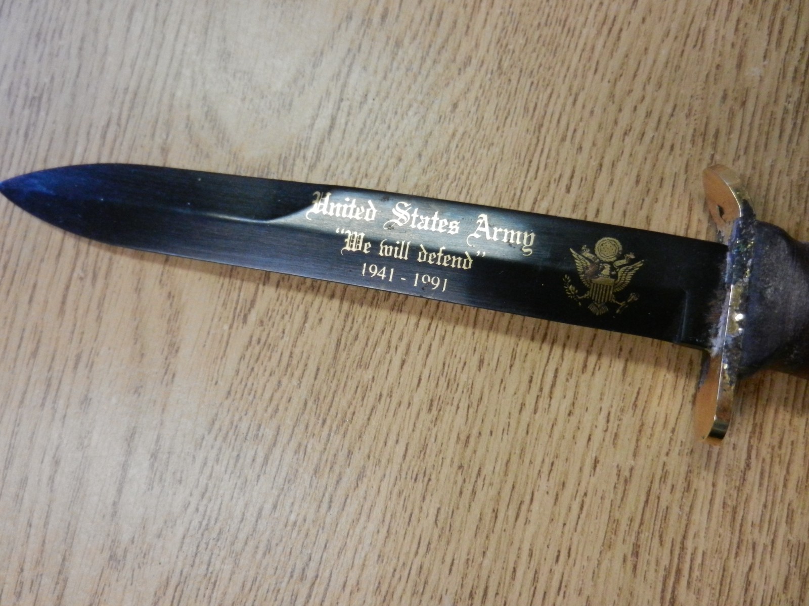 Camillus United States Army » We Will Defend » 1941-1991 Commorative M3 Knife
