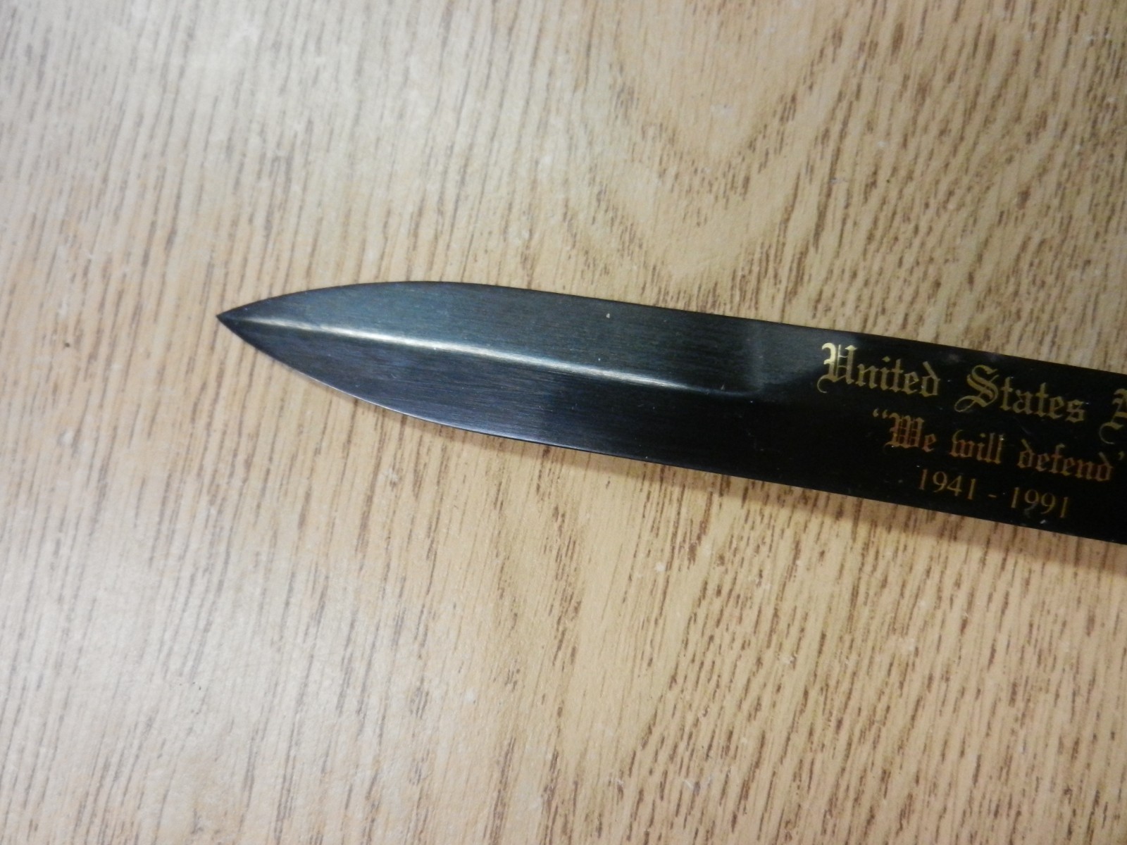 Camillus United States Army » We Will Defend » 1941-1991 Commorative M3 Knife