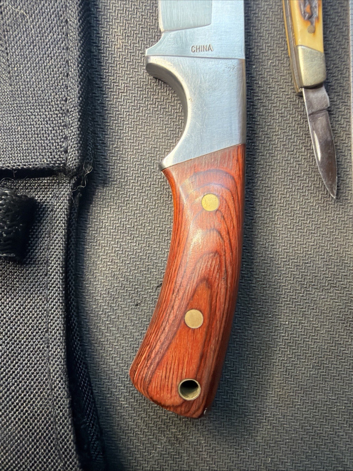 2 Winchester knives, 2003 Double Blade Stainless, & 3.5” Fixed Made in China