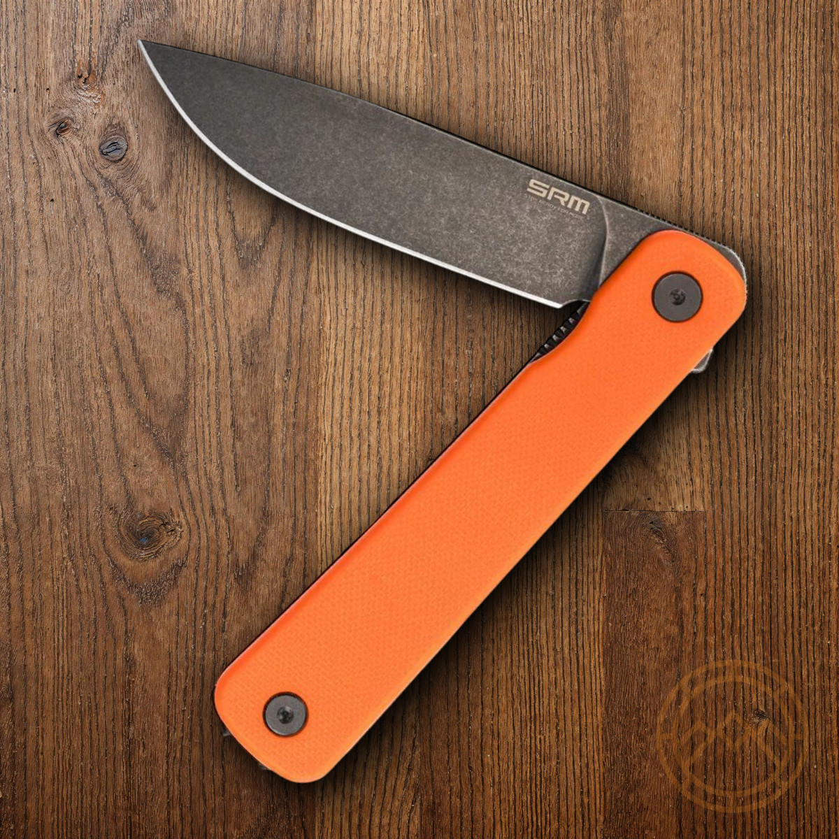 SRM Knives Palfrey Folding Knife 3.25″ 14C28N Steel Blade G10/Stainless Handle