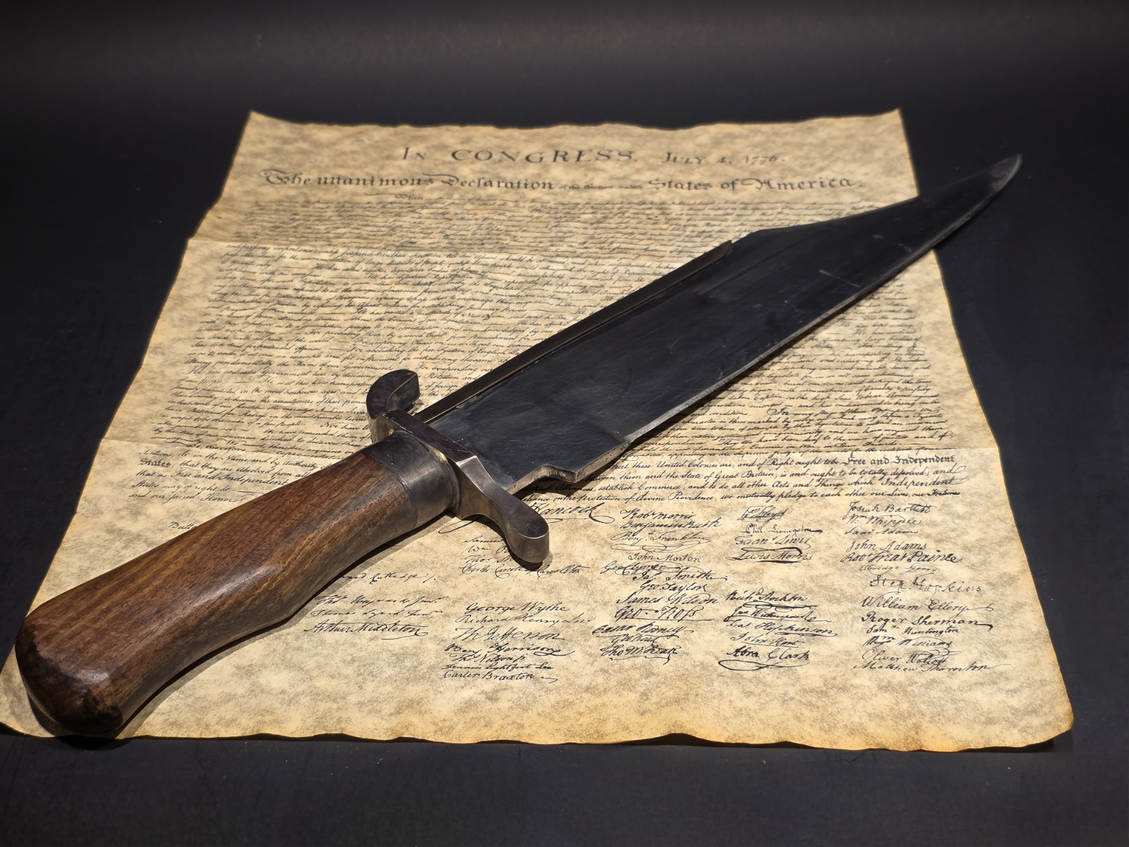 19″ Antique Style Civil War Confederate Bowie Knife