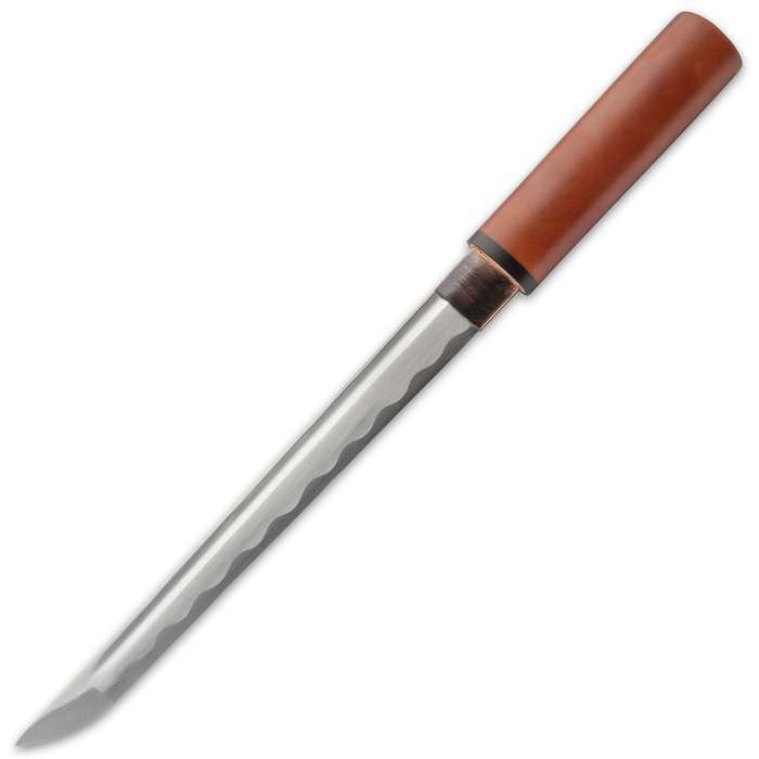19″ Kojiro Tanto Short Sword Japanese Katana Carbon Steel Knife Ninja w/ Sheath