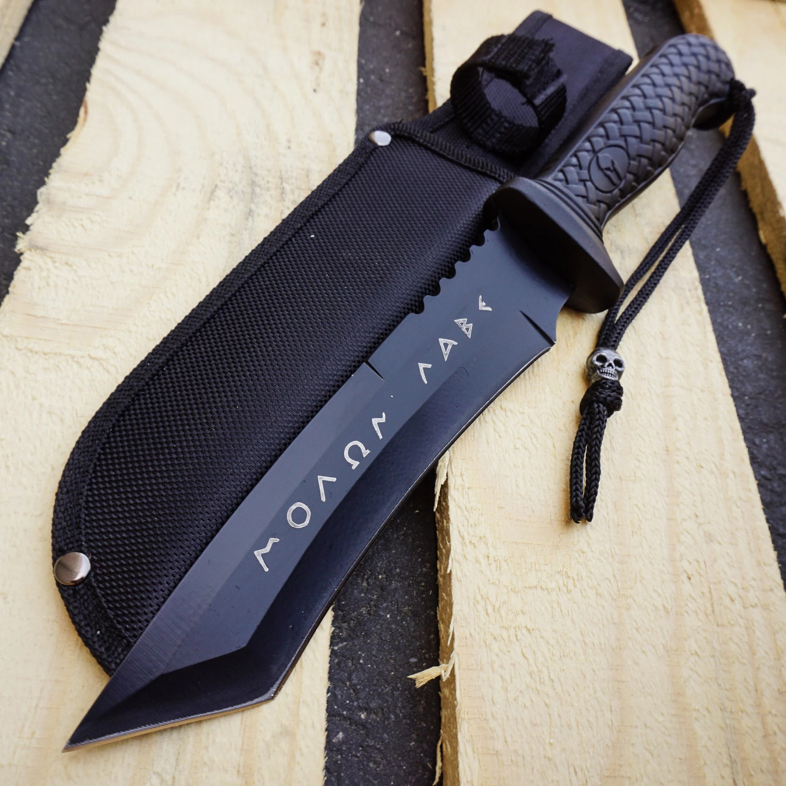 Greek Warrior MOLON LABE FIXED BLADE KNIFE COLLECTION TACTICAL TRAINING SURVIVAL