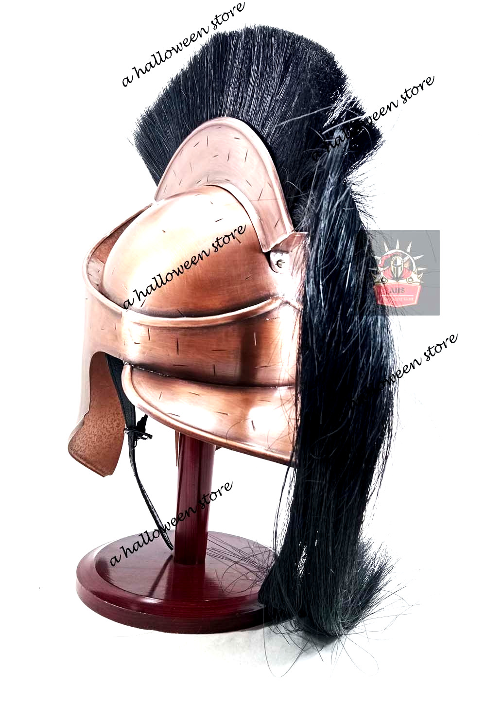 Spartan Helmet Ancient Greek Warrior Medieval Battle Armor Costume Cosplay Prop