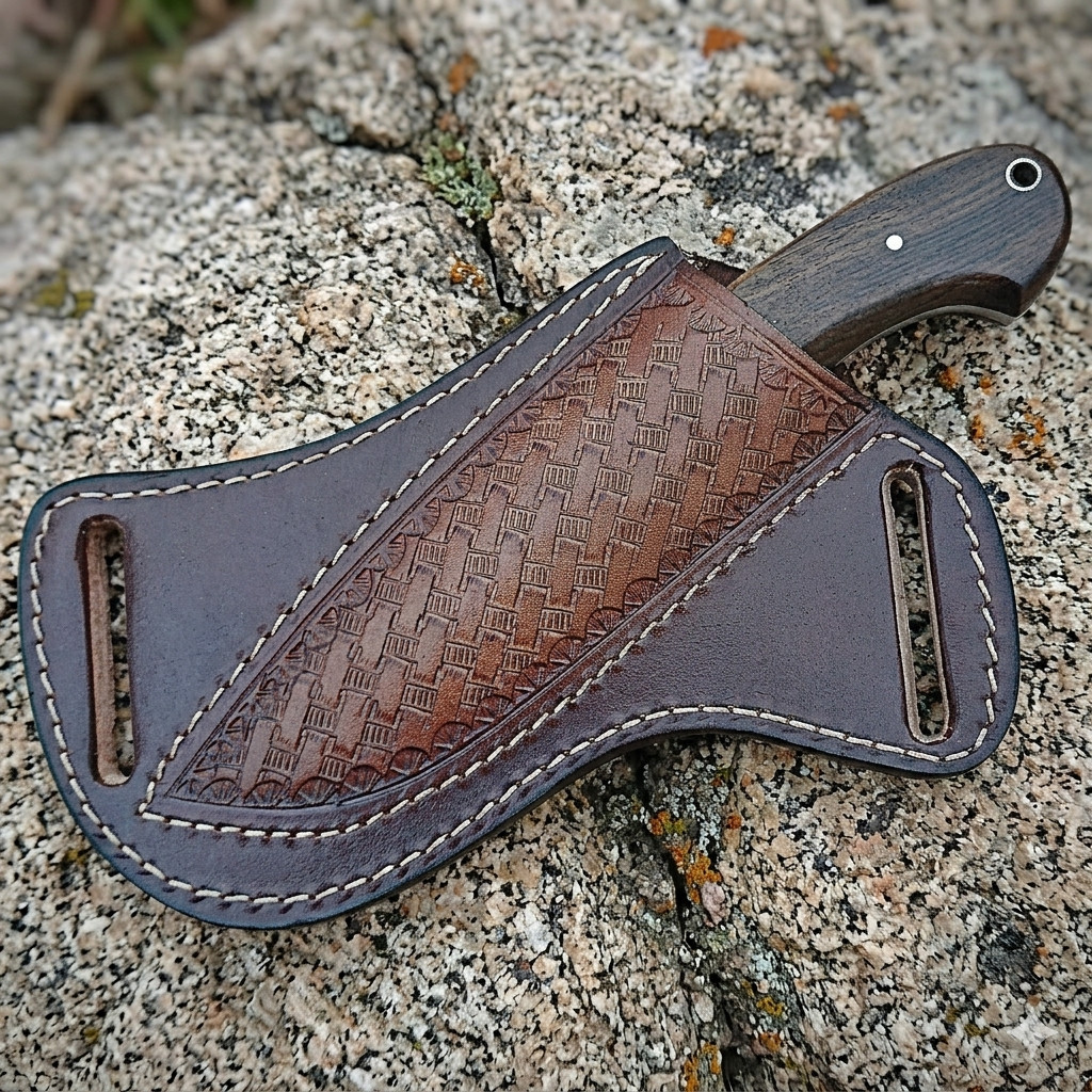 Survival Hunting Knife with Sheath 8in Fixed Blade Tactical Knife for Camping