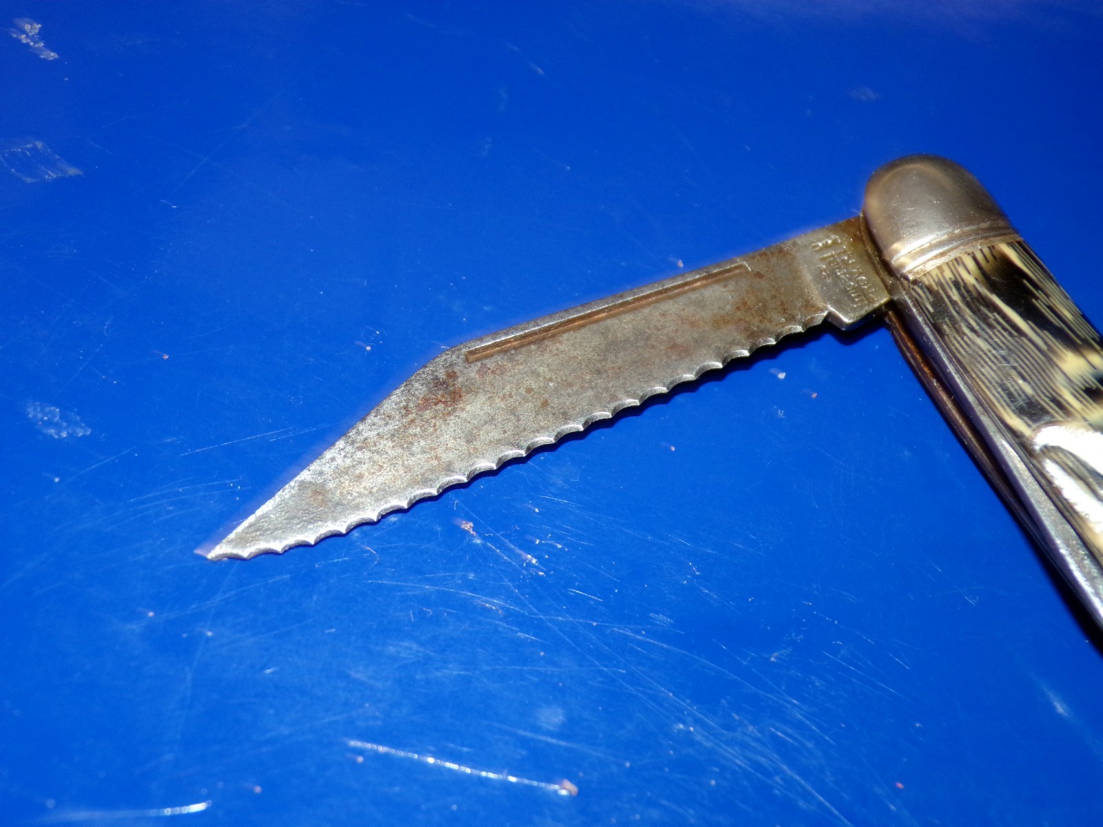 Vintage Imperial U.S.A. Pocketknife w/Embossed Longhorn on Front Scale