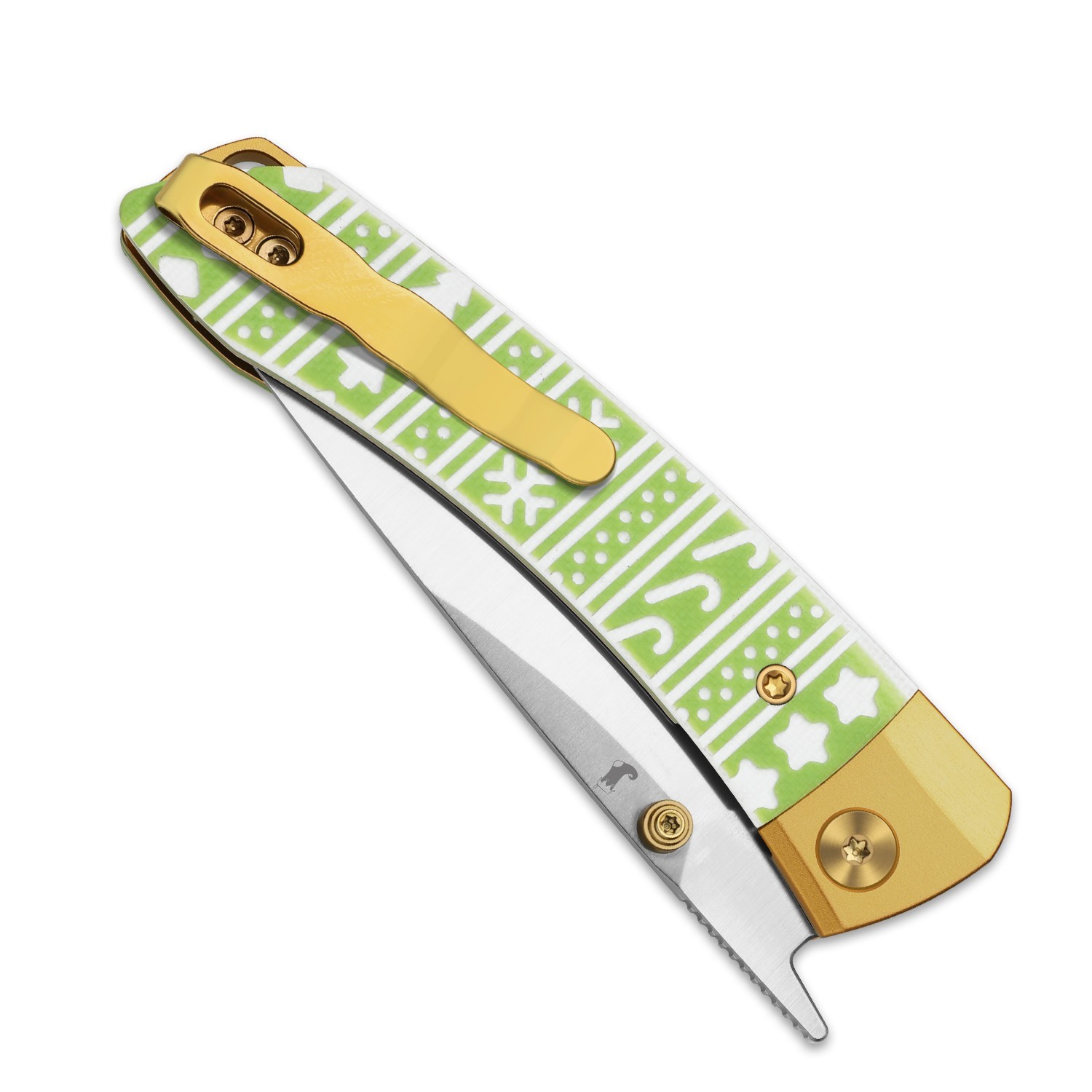 Kizer Mini MoMo Christmas Gift Folding Knife S45VN Blade Aluminum & G10 Handle