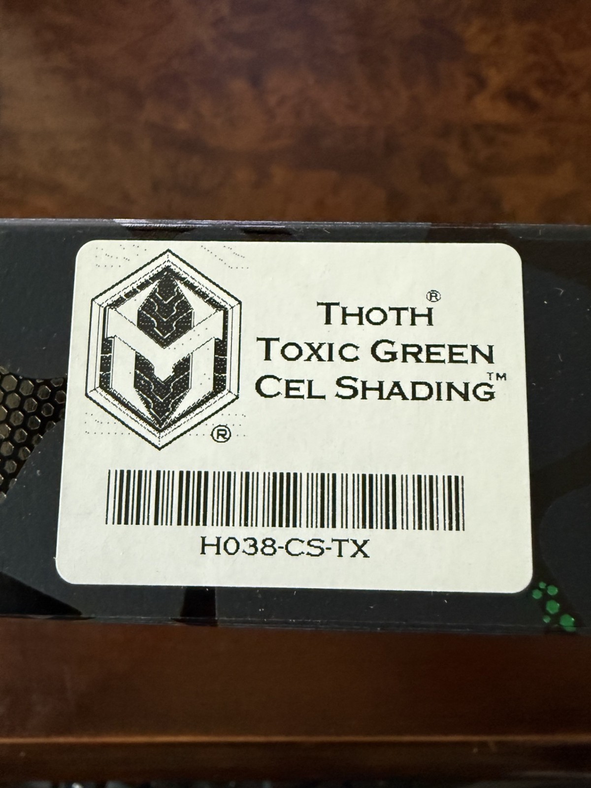 Heretic Knives Pen Thoth Toxic Green Cel Shading H038-CS-TX