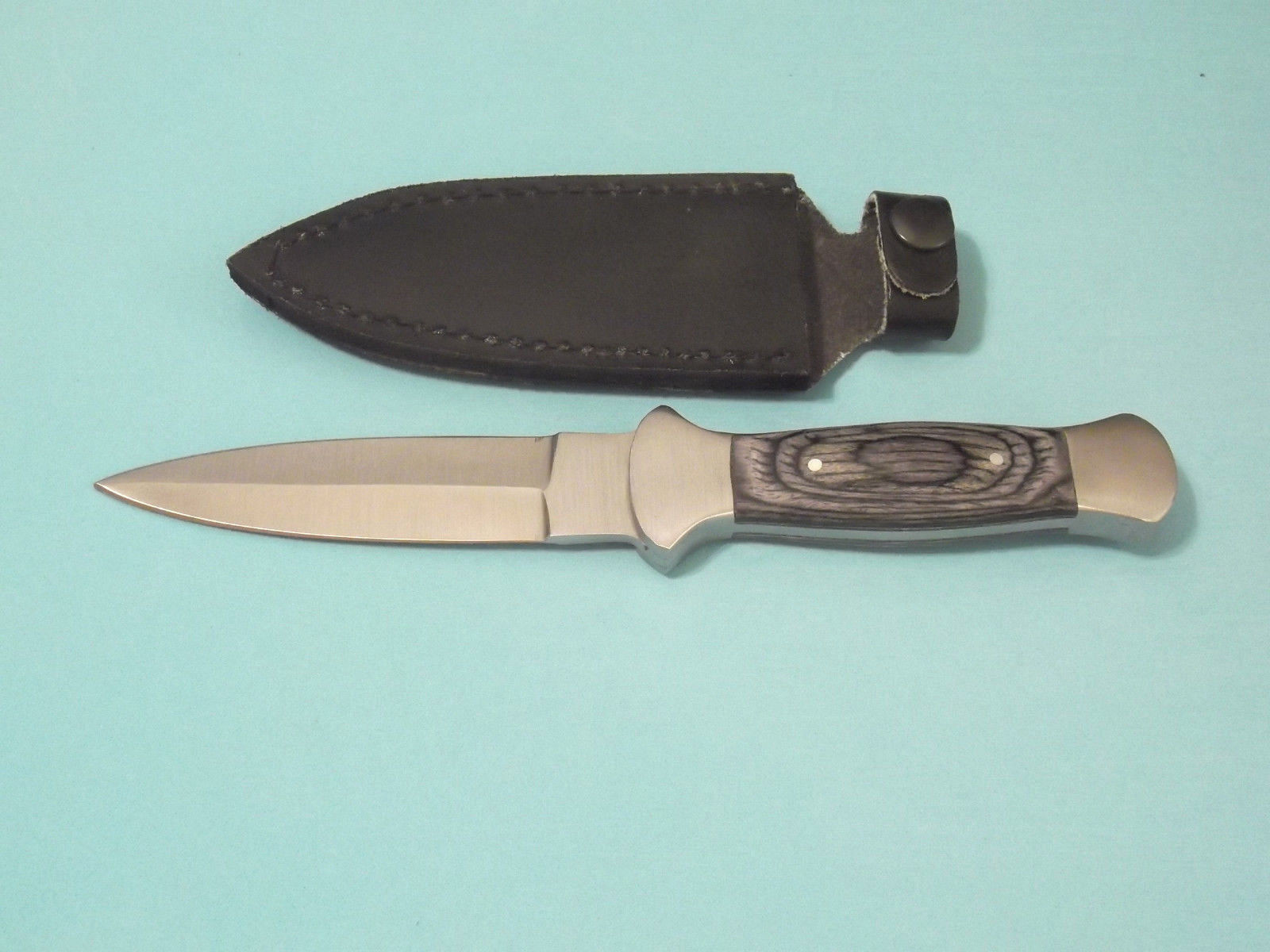 Boot Knife 203403 Black wood dagger full tang knife 7 1/2″ overall PA3403 NEW!