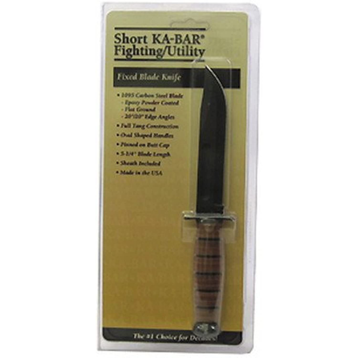 Ka-Bar KaBar Knives Full-Size USMC KA-BAR Straight Edge 1217