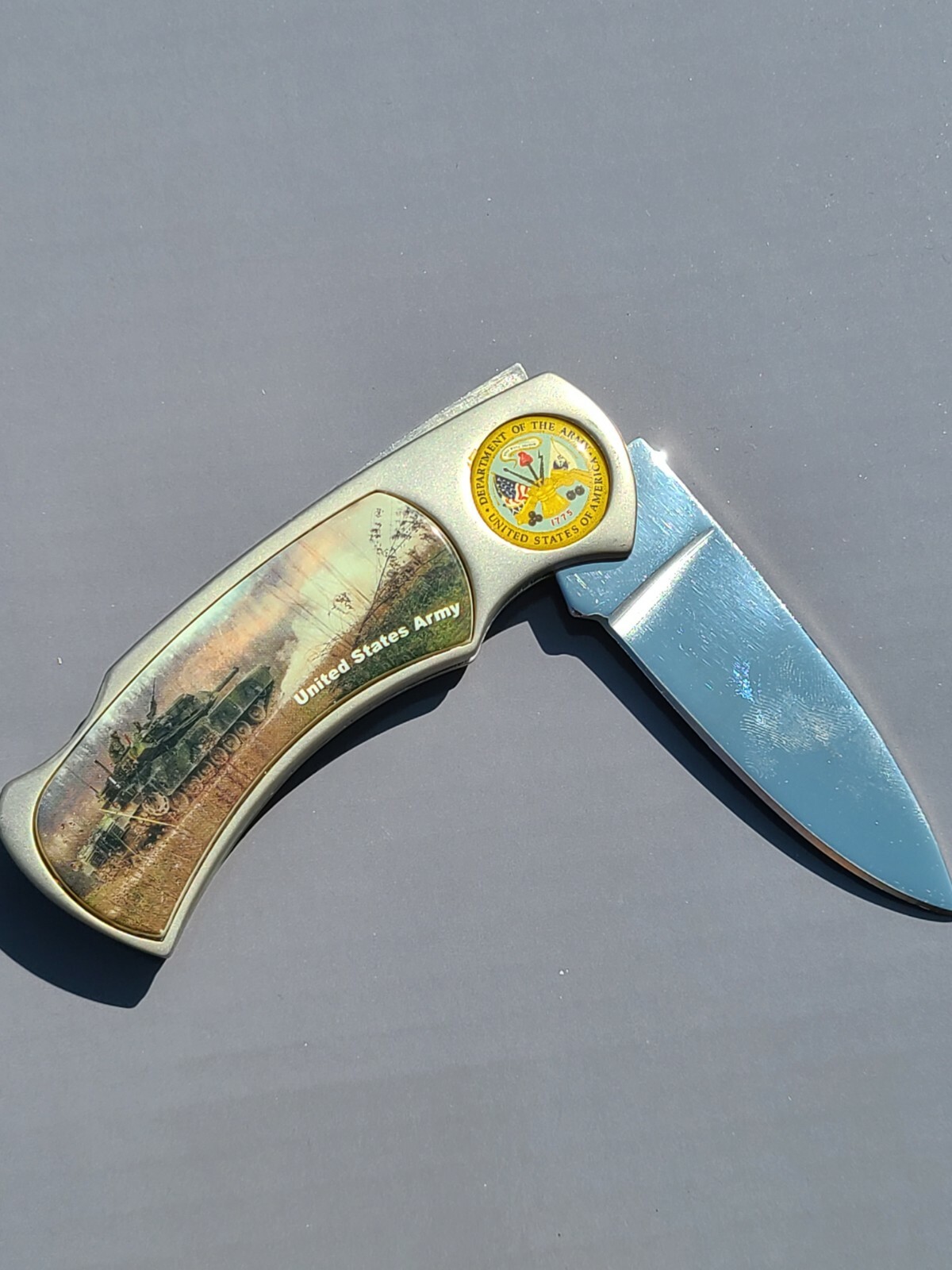 United States Army Stainless Steel Folding Pocket Knife