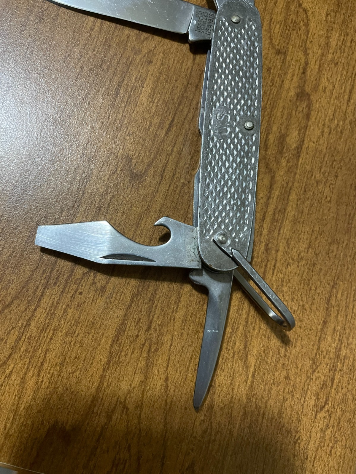 1976 US Imperial Stainless Military Pocket Knife