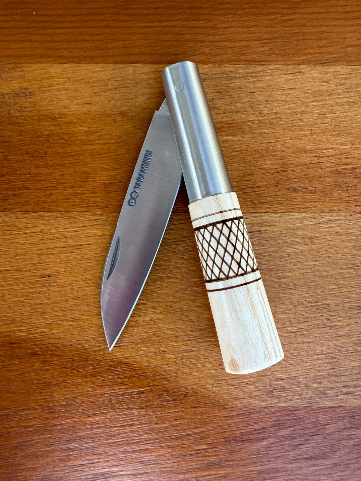 3.1″ CQ Taramundi Pocket Knife Ash Tree Wood Handle Made in Spain – US Seller