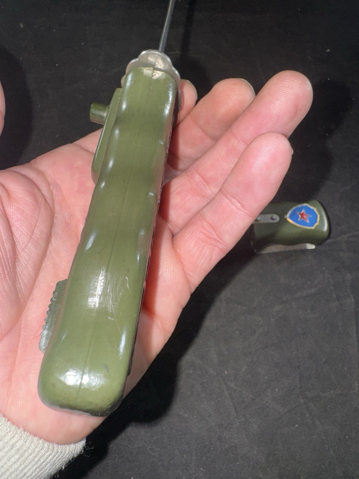 CHINESE PRC POLICE DAGGER RETRACTABLE BLADE Safety Knife Rare