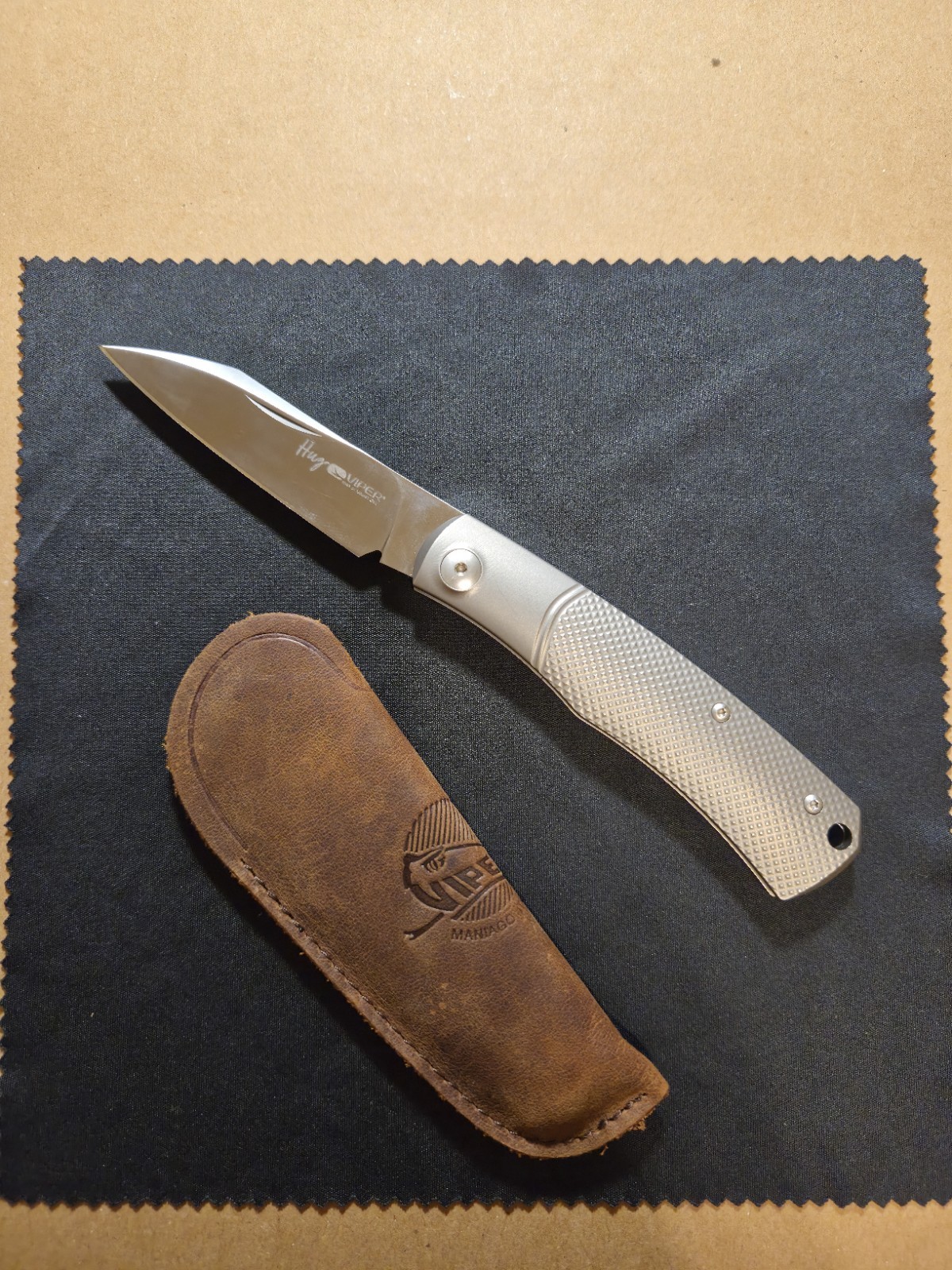 Viper Knives Hug M390 Titanium Slip Joint Folding Knife