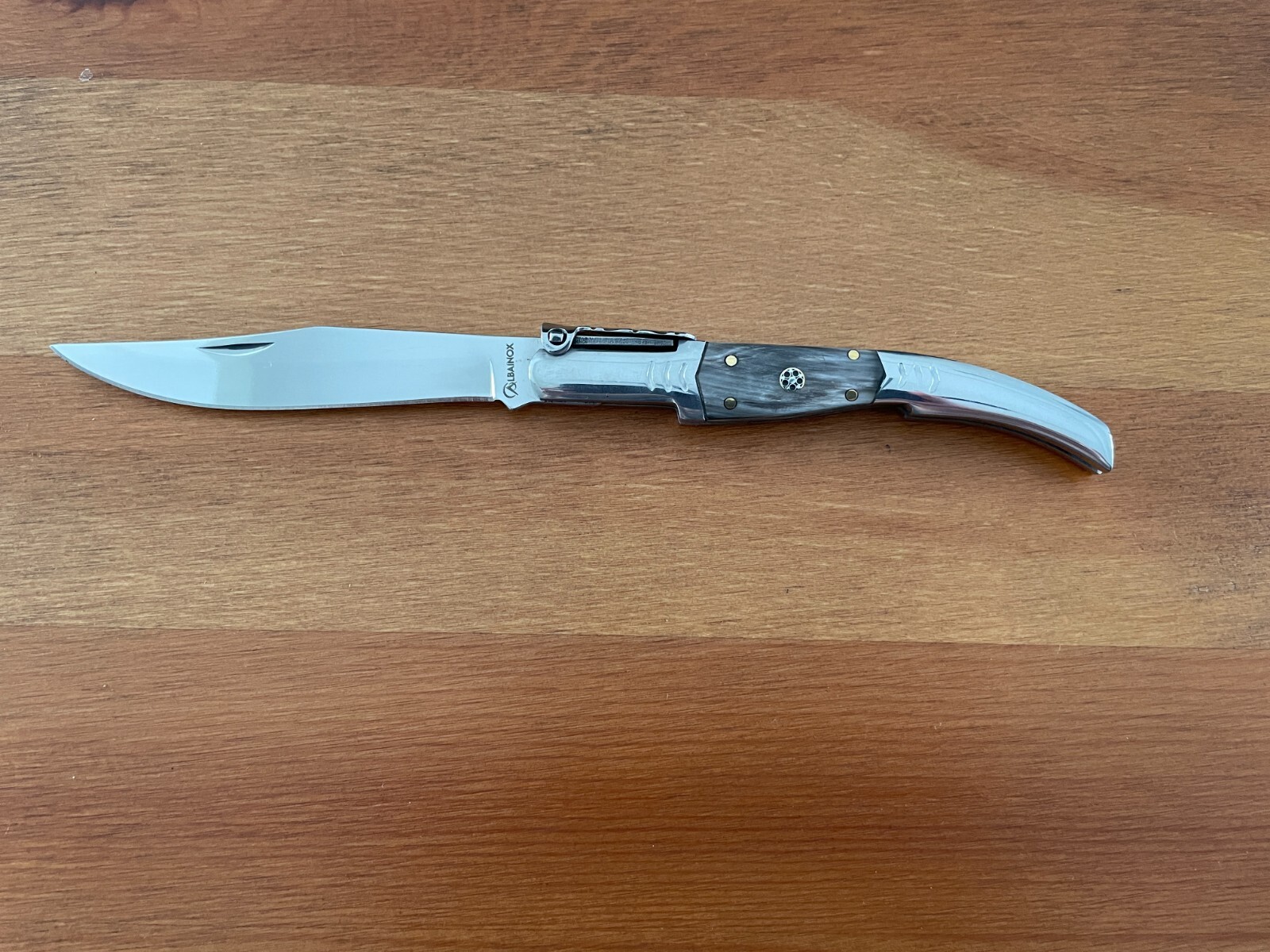 3.8” Arabian Folding Pocket Knife Bull Horn Scales from Spain – US Seller
