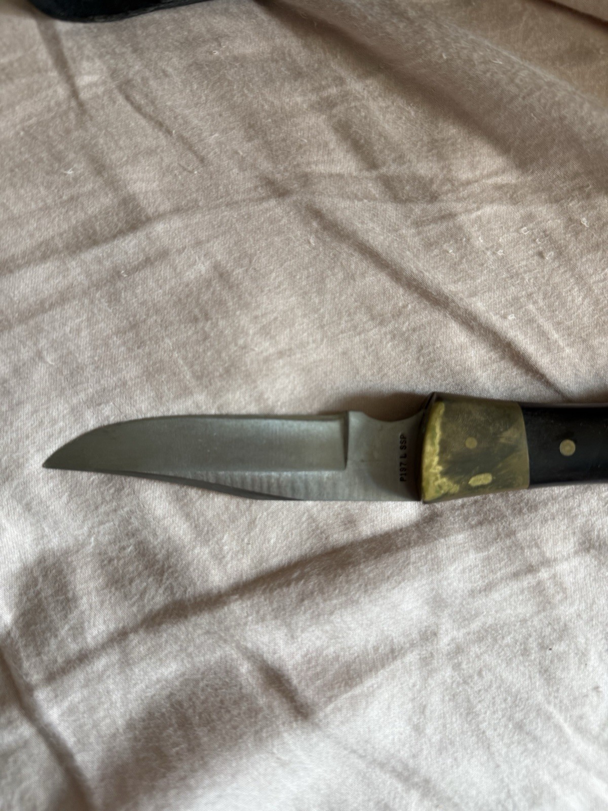 Case XX 1977 Shark Tooth Fixed Blade Knife 4.1-5in Clip Point w/ original Sheath