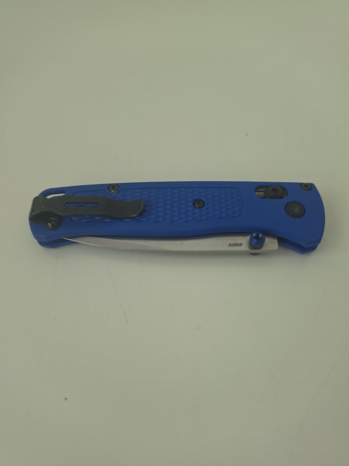 Benchmade 535 BUGOUT BLUE GRIVORY S30V Stainless Steel (58-60HRC) Folding Knife