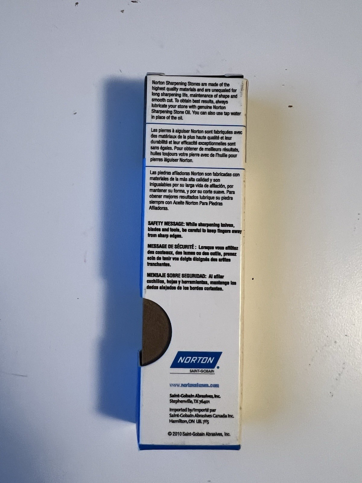 Norton India Oil Stone 4 x 1 x 1/2 Coarse CB24 61463685595 New Free Shipping