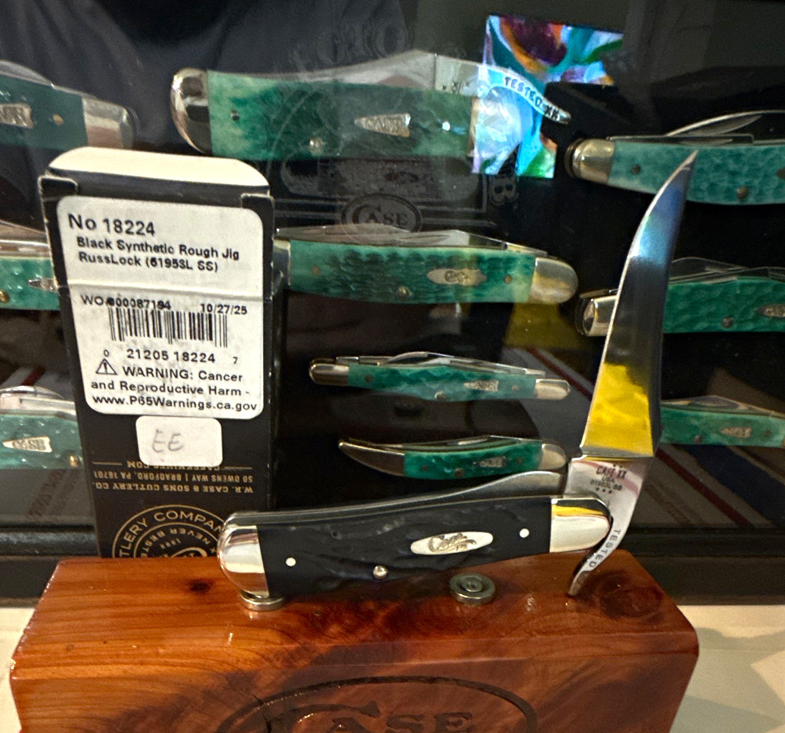 Case XX RussLock 18224 Black Synthetic Handle ss 2025