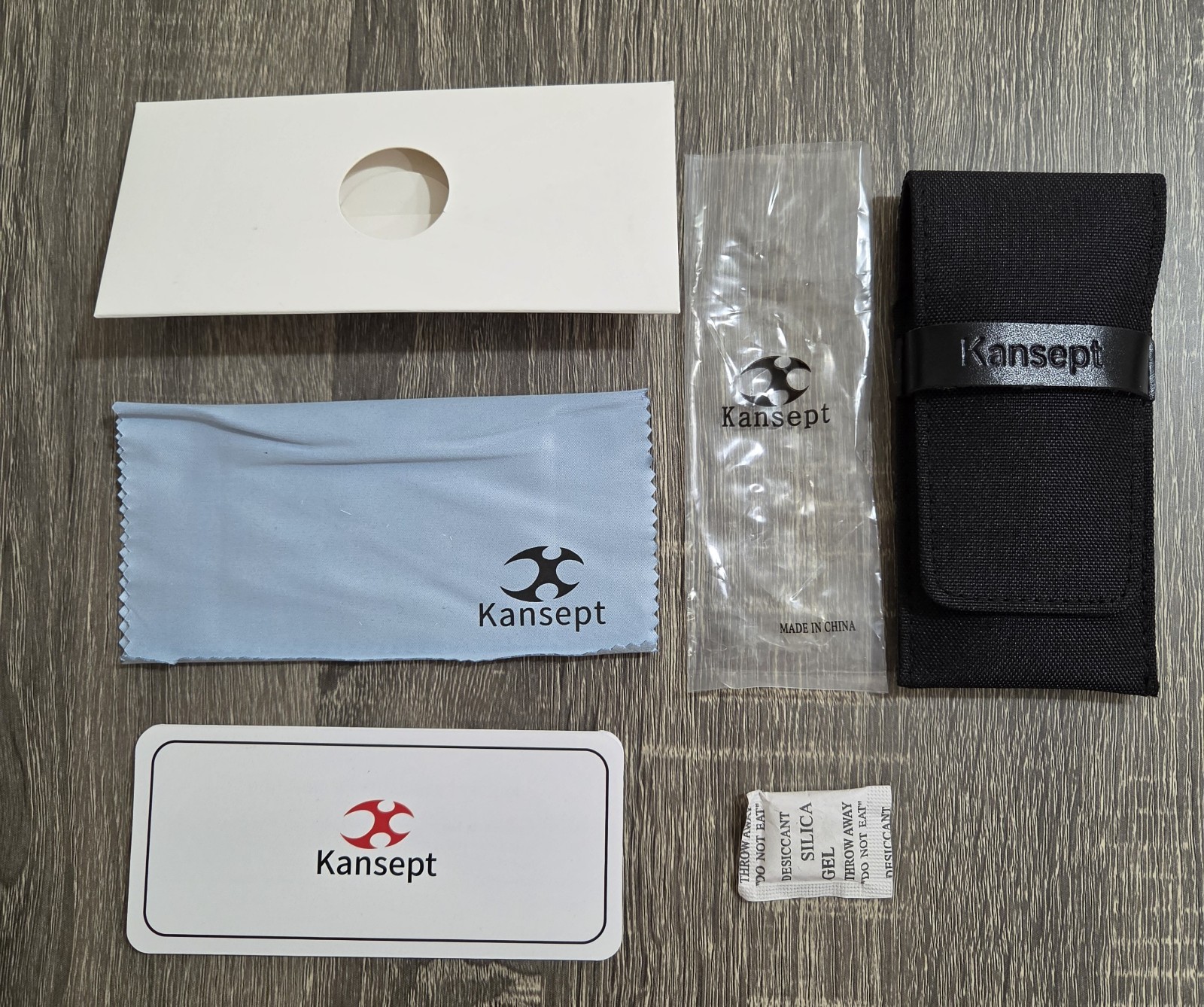 Kansept AGI K2037A3 – 2.94″ Blk Stonewash CPM S35VN – Copper CF – Titanium – EUC