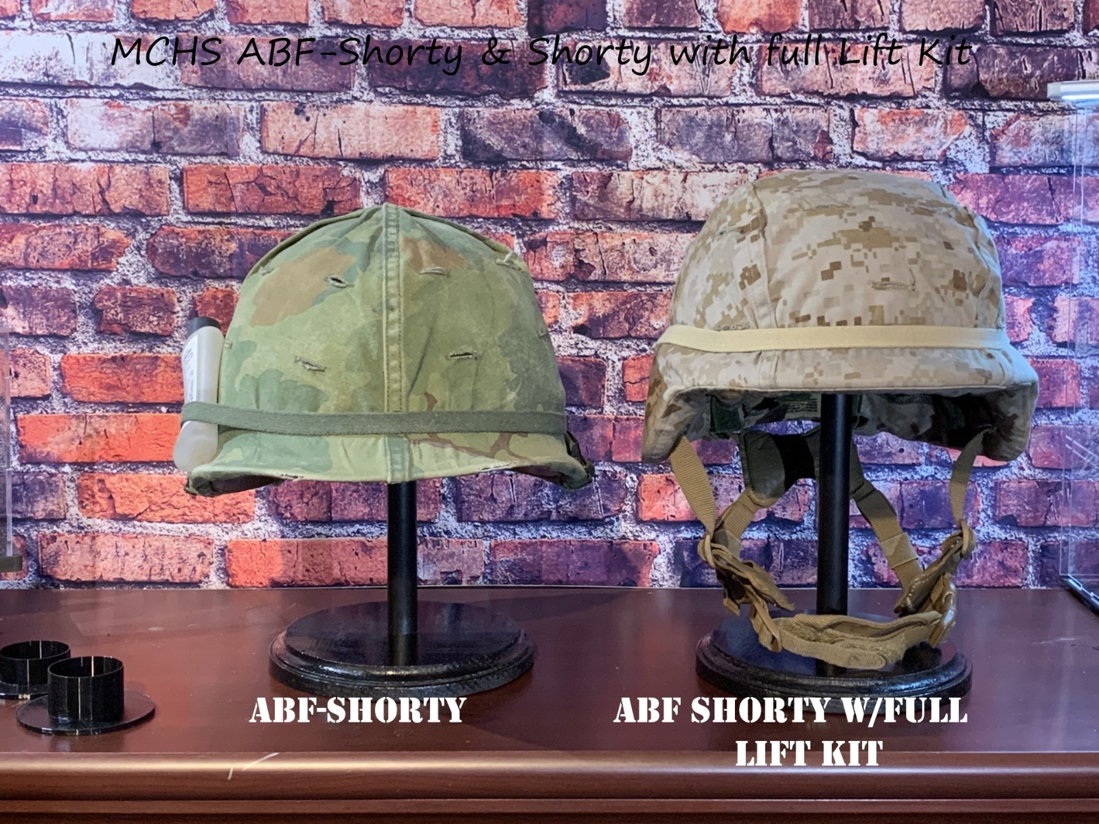 OWC-I-C Helmet Stands w/ height & Finish options, Lg & Sm dia. Tops &»Lift Kit»