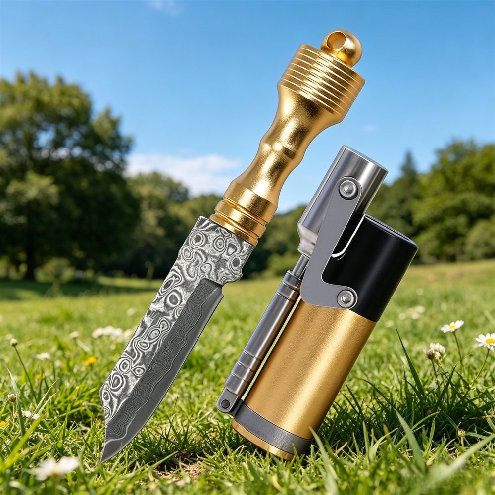 Foldable Pocket Knife for Men, Survival Knife, Hiking Cutting Tool, Camping Tool