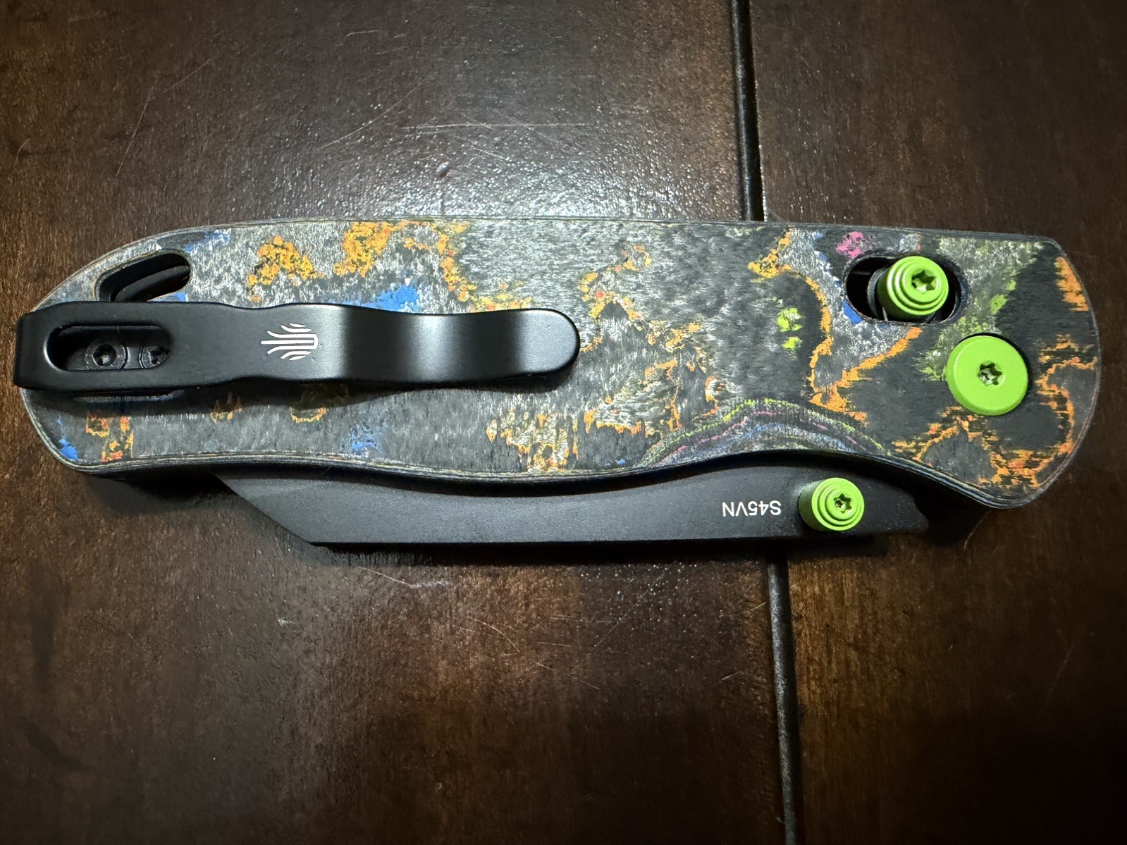 Kizer Drop Bear 80’s Camo Carbon Fiber 1 Of 200 Folding Pocket Knife