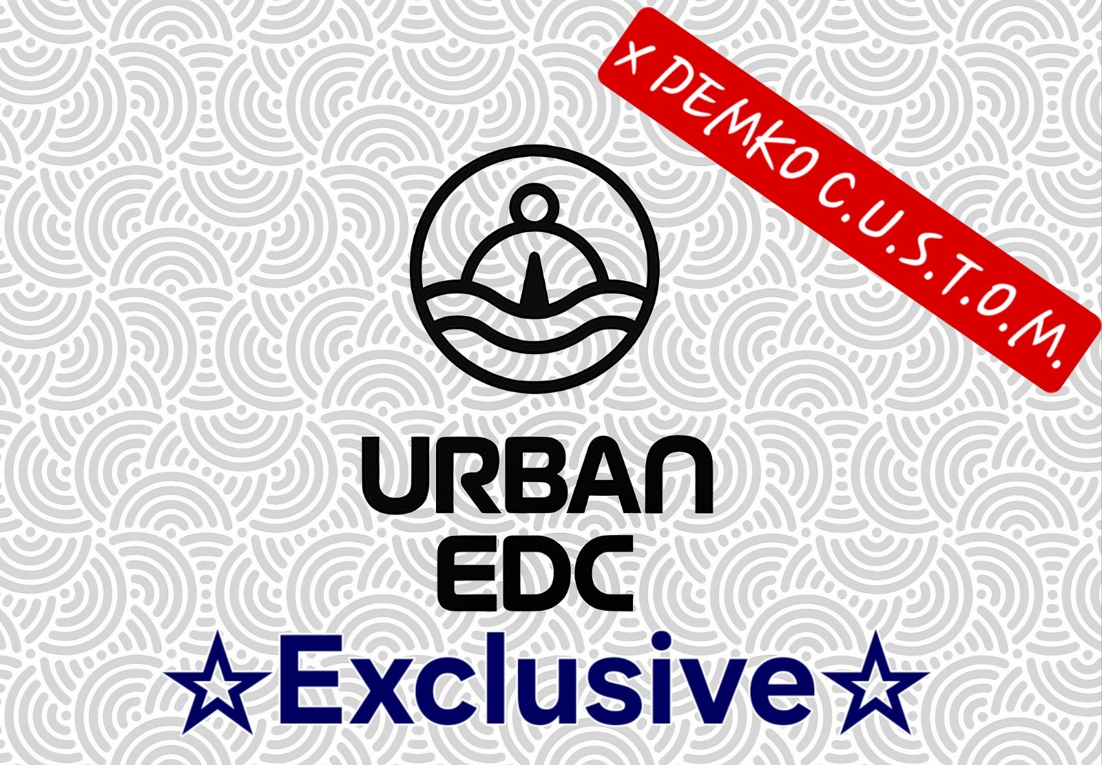 🌟RARE DEMKOxURBAN EXCLUSIVE! BLUE TITANIUM/BRONZE SEIGAIHA SHARK-A-TAC MAGNACUT