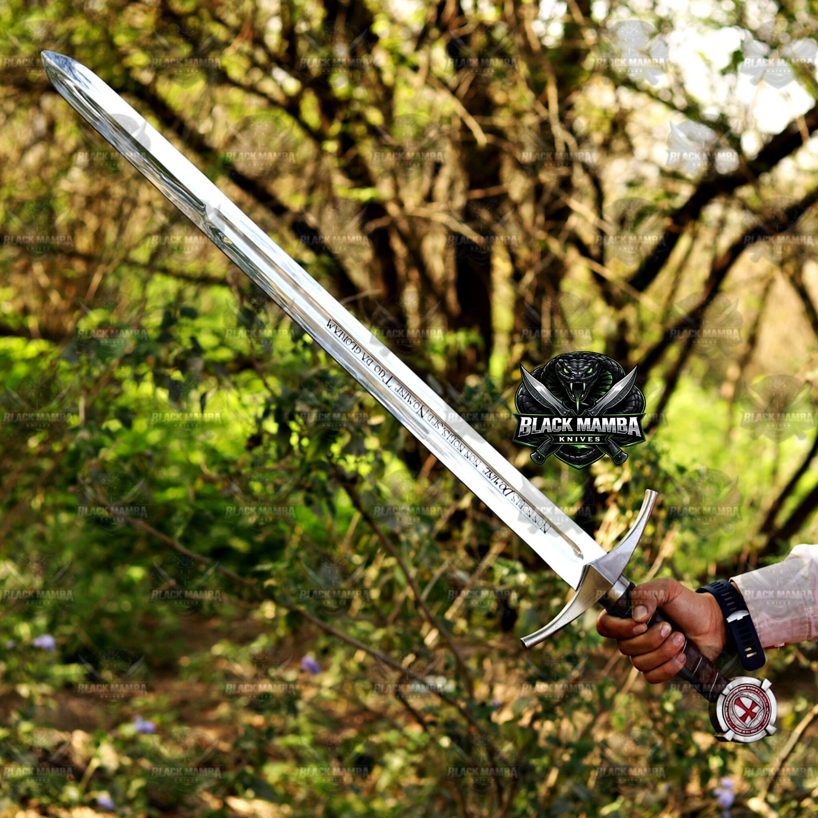 Handmade Templar Knight Sword | Holy Crusader Sword | Medieval Accolade Replica