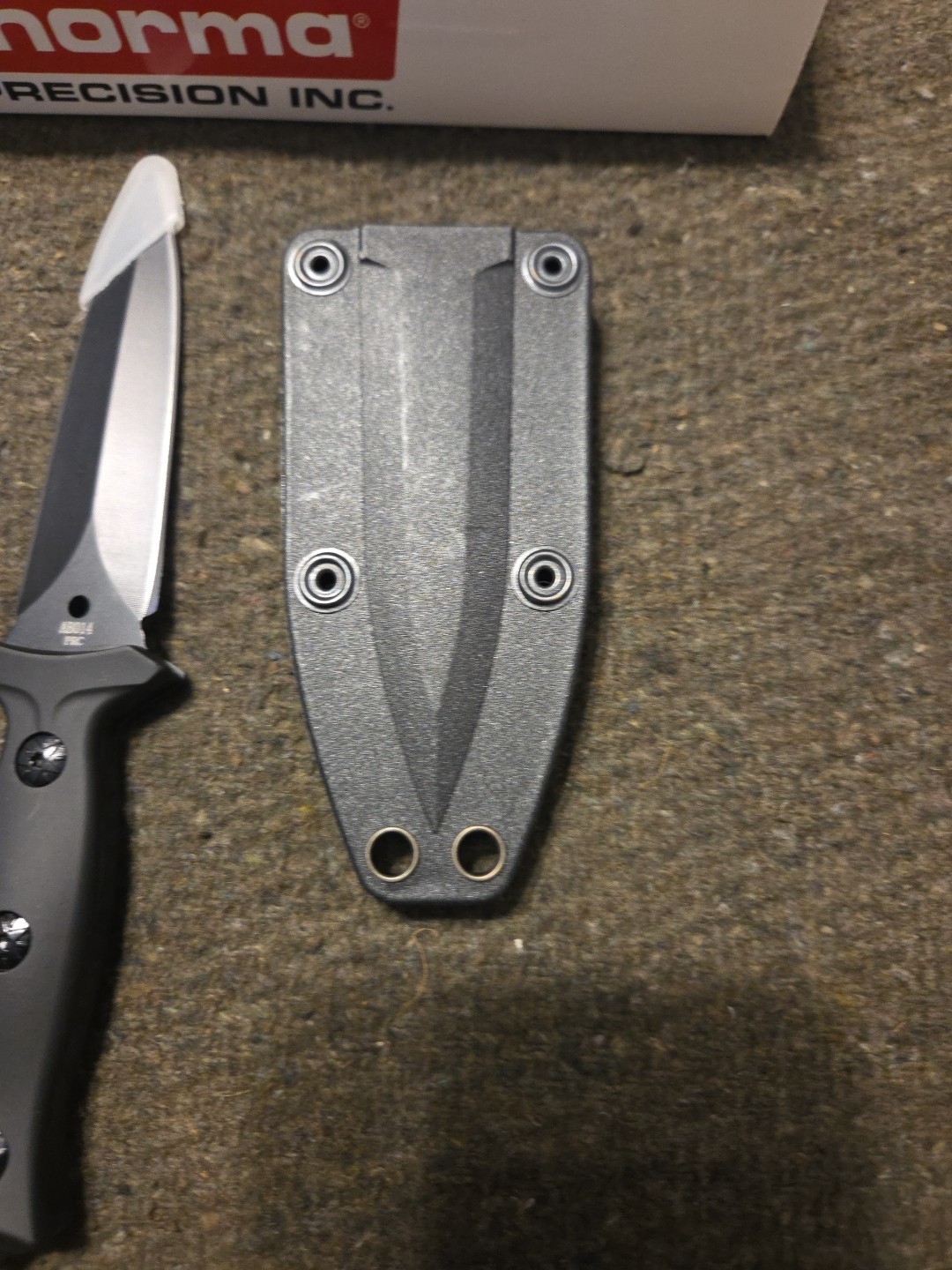 Norma Precision Branded ABKT Dbl Edge Boot Knife Ab014