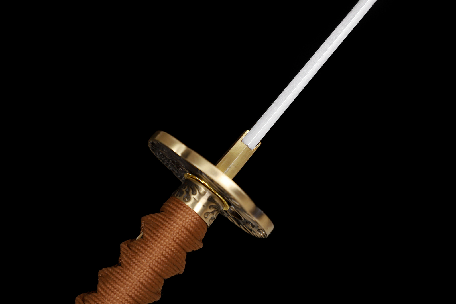 20» Clay Tempered L6 Steel Real Hamon Japanese Samurai Tanto Sword Short Katana