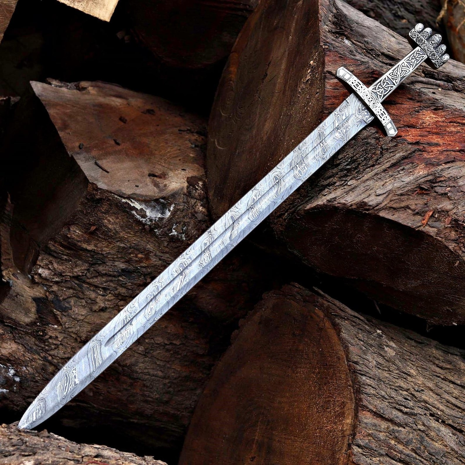 Handmade Ragnar Viking Sword Norse Sword Replica Sword Historical Collectible