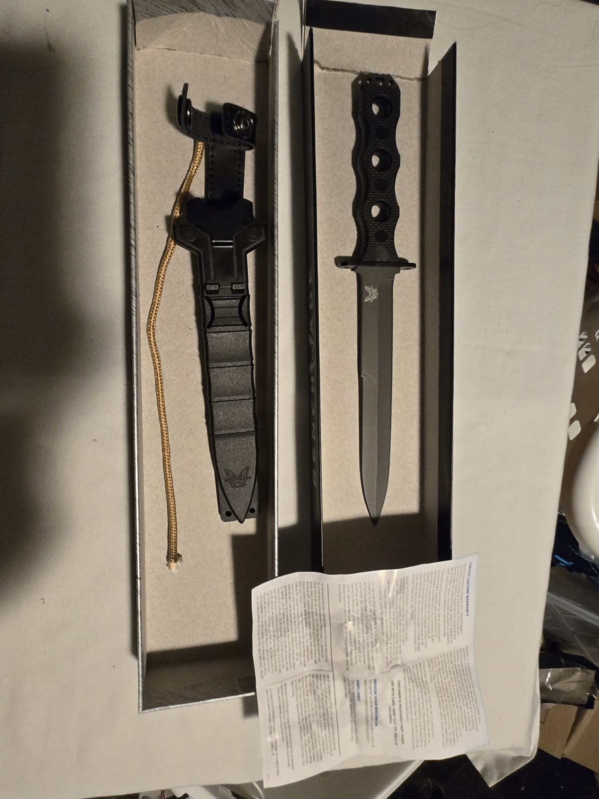 BM 185BK-1 Knife, Tactical, Survival, Sold By DAT See Description For Details