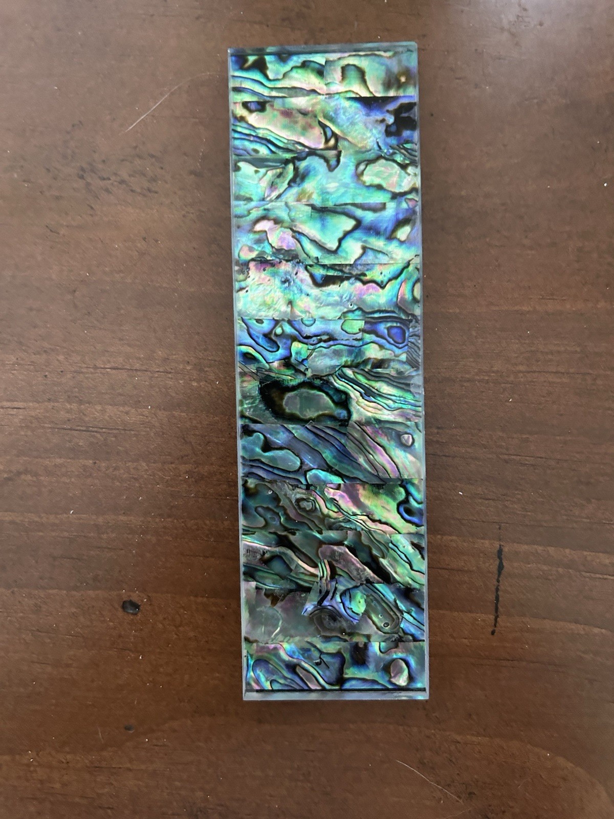 Acrylic New Zealand Natural Abalone Shell Material Board for Knife EDC Tools DYI
