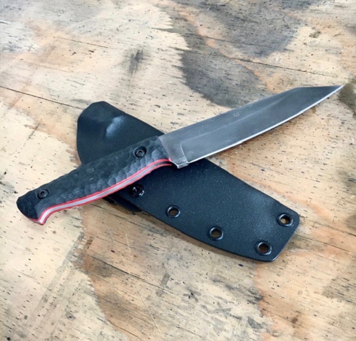 Super SALE! Blue Wasp knives USA custom handmade outdoors hunting knife, EDC