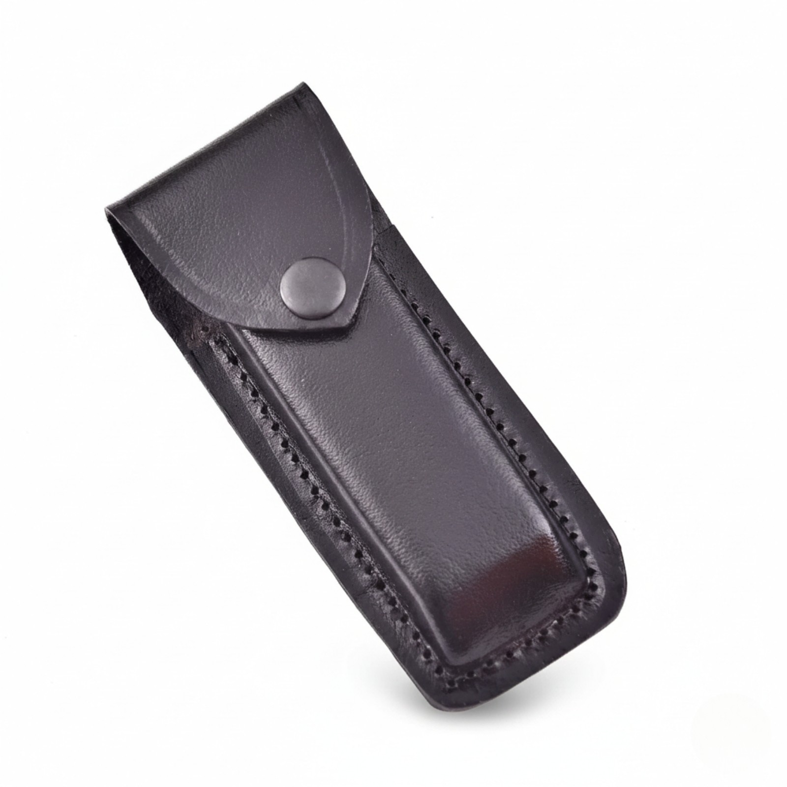 Buck 110 Sheath USA Sword & Blade Armory Leather Folding Knife Case Black 5.5″