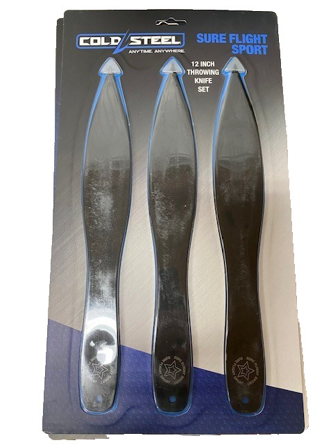 Cold Steel Sure Flight Sport 12″ Throwing Knife Set Lot of 3 Knives 80STK12Z-3PK