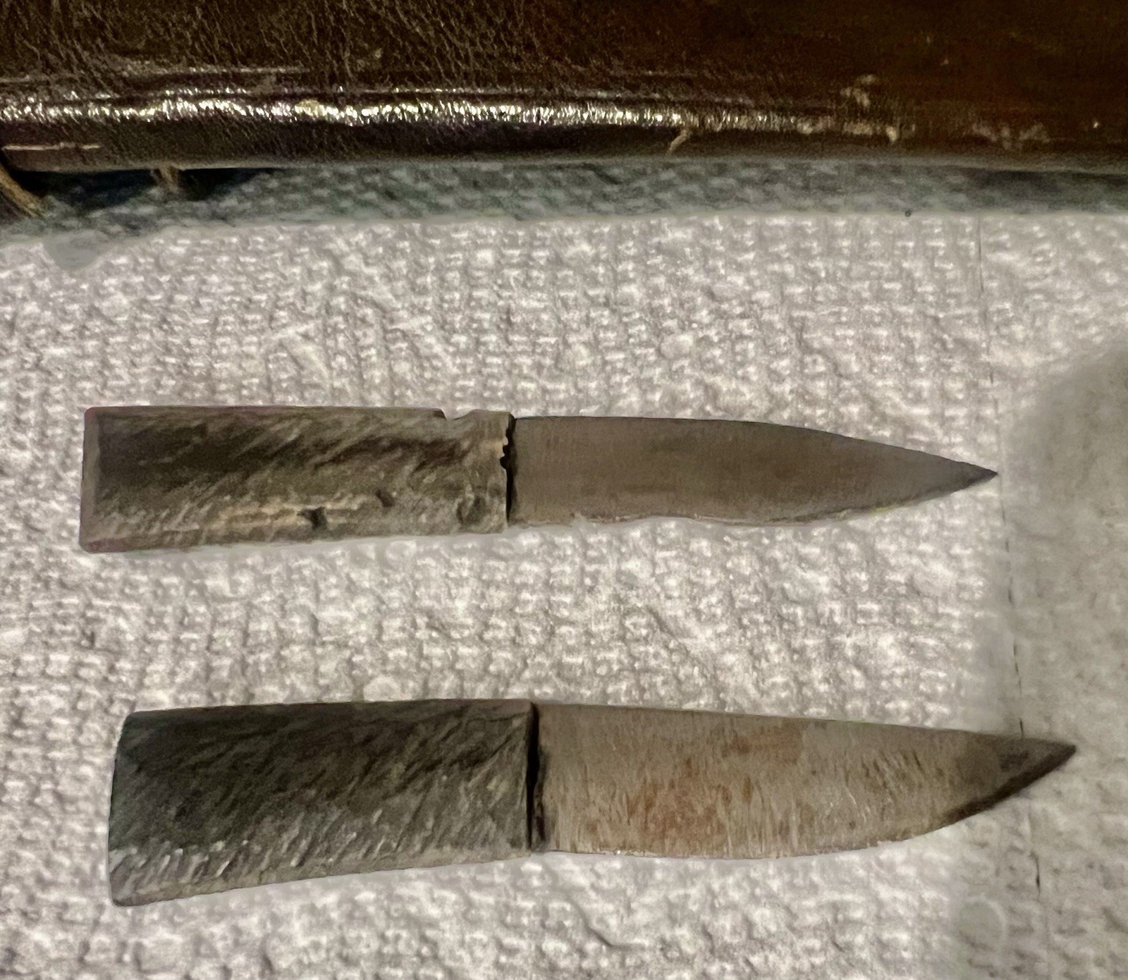 Antique Nepalese India Kukri With Horn Handle Scabbard, Karda, & Chakmak.