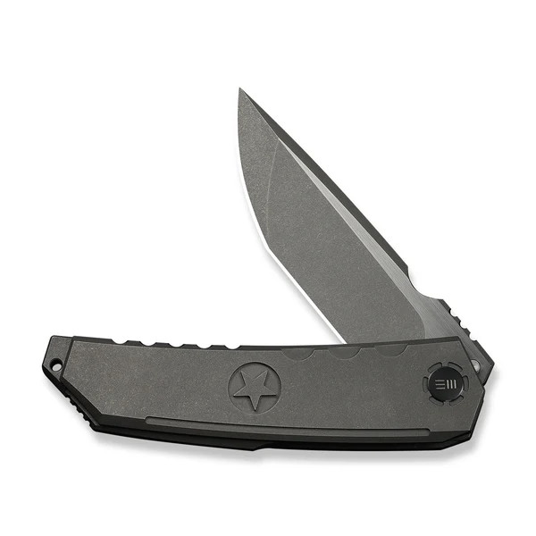 WE Knife Capstan 1/200 24047-2 Gray 6AL4V Titanium M390 Stainless Steel Knives