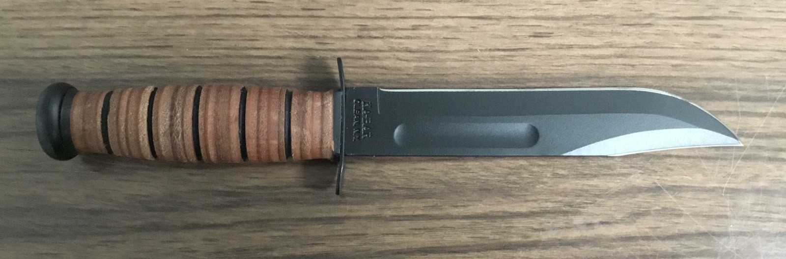 Vintage Ka-Bar U.S.M.C. Fighting Knife 1217 W/Sheath. NOS IN BOX WITH PAPERS