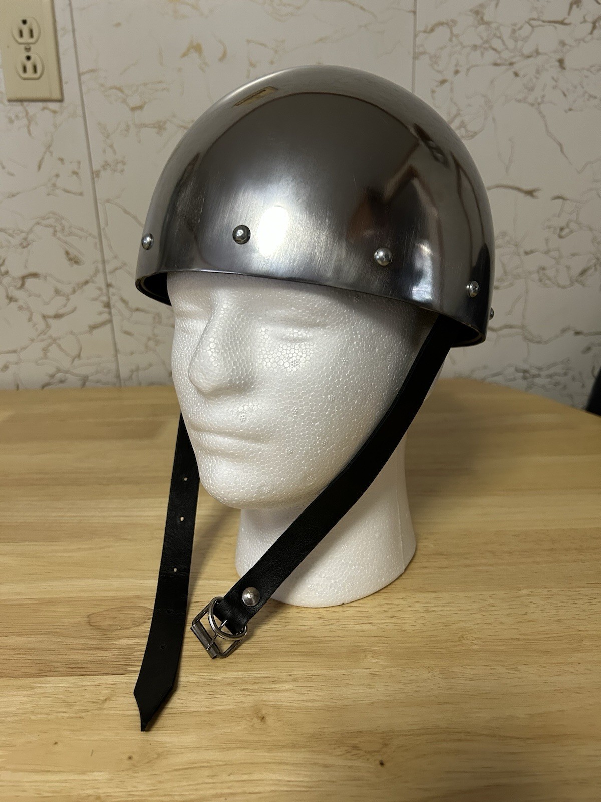Skull Cap Cervelliere Helmet 2mm Steel Battle Ready Medieval Helmet