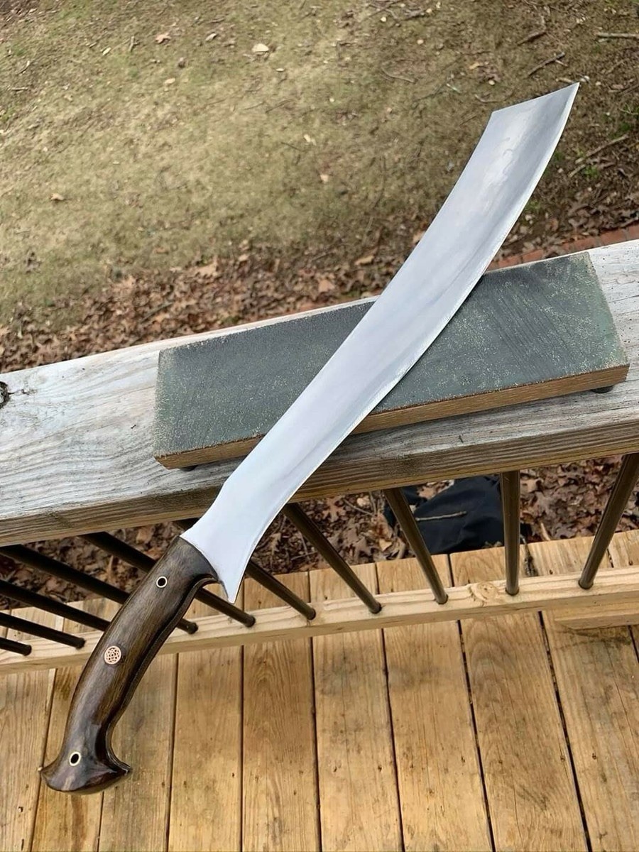 Custom Handmade 12C27 Stainless Steel Survival Machete – Hunting & Outdoor Knife