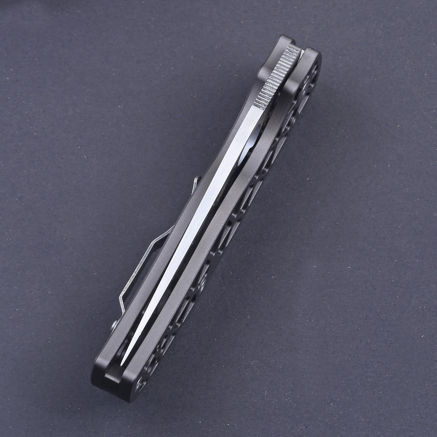 2025 New Skeleton Titanium Handle Light Weight Easy Carry Tactical Pocket Knife