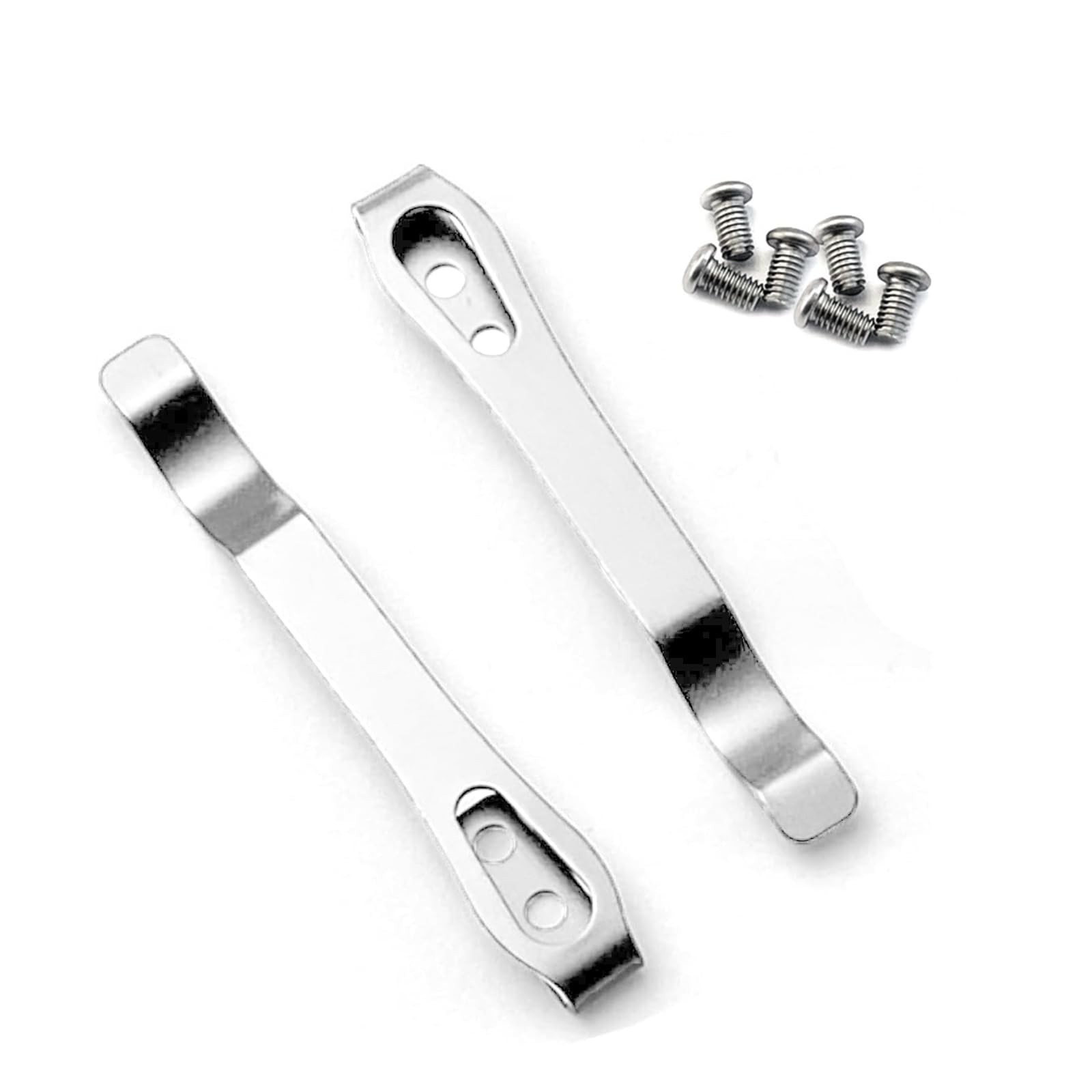 2 Pack Knife Pocket Clip Deep Carry Pocket Clip Replacement for EDC Knife Recess