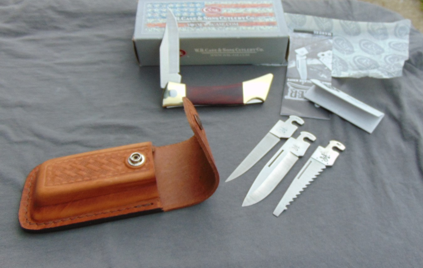 (Unused) – Case XX Changer Knife rosewood Handle w/ Original Box very nice. nos