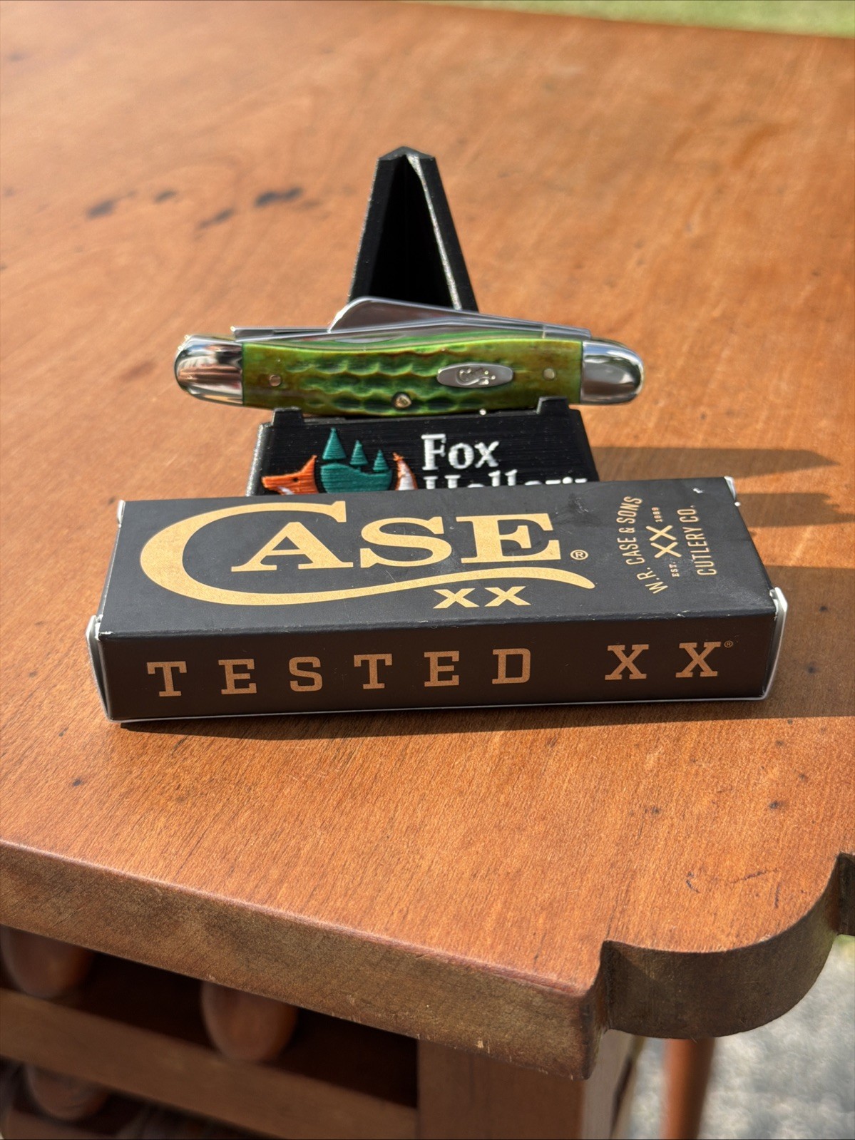 Case XX 2025 Lizardskin Corn Cob Jig Bone 6318 SS Medium Stockman Knife